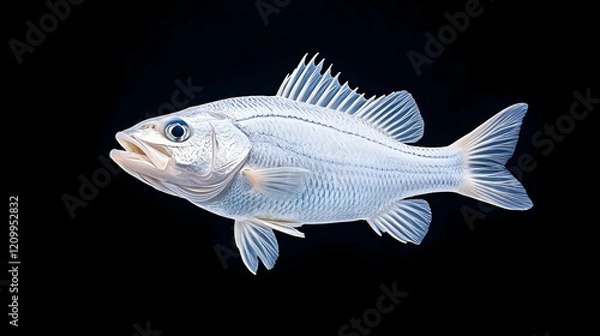 Fototapeta Fish of the Month Striped Bass Generative AI