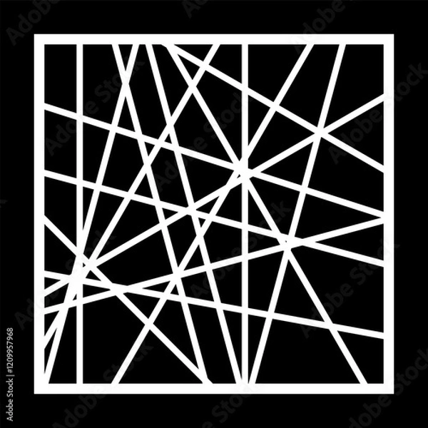 Fototapeta Laser cut and print design