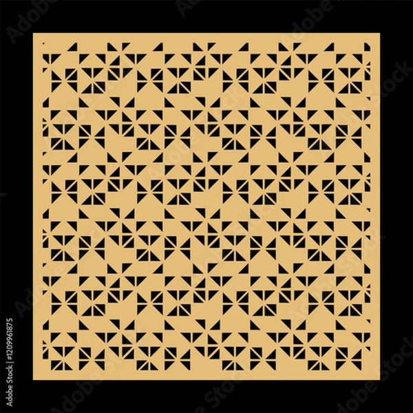 Fototapeta Laser cut and print design