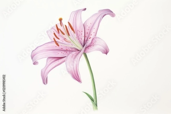 Fototapeta Blossom flower plant lily