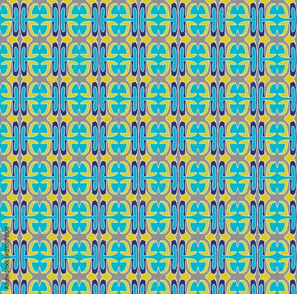 Obraz Mixed pattern original design and digital drawing. It can be used in web, wallpaper, ceramic and fabric designs.