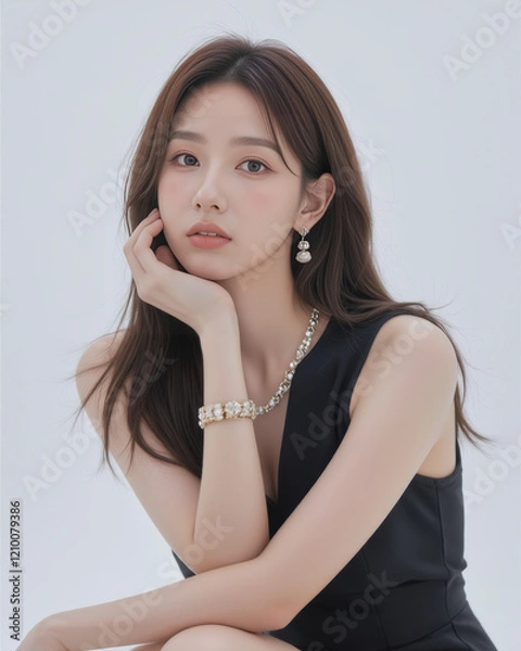 Obraz ai korean female model