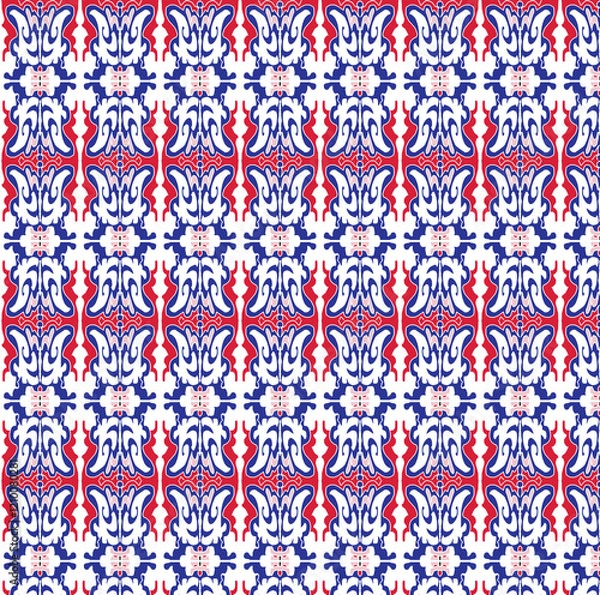 Obraz Mixed pattern original design and digital drawing. It can be used in web, wallpaper, ceramic and fabric designs.