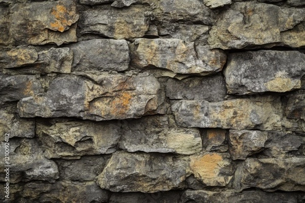 Fototapeta Textures of a Weathered Stone Wall