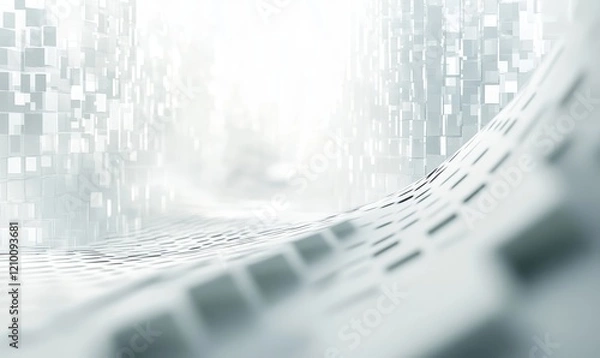 Fototapeta abstract white background, Generative AI