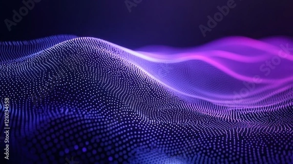 Fototapeta Abstract Digital Landscape