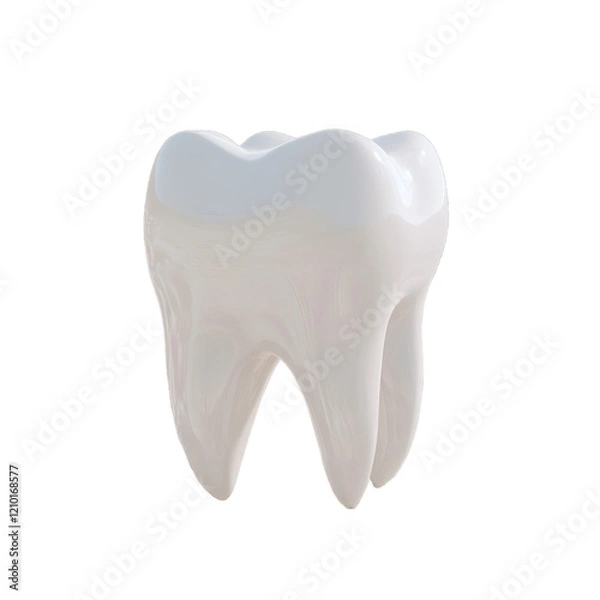 Obraz A tooth on transparent background