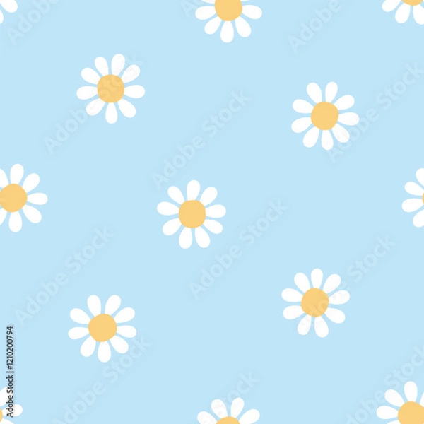 Obraz flower seamless pattern design for background, wallpaper, carpet, textile design, fabric, blanket, blanket for kids, card, wrapping paper, notebook, diary cover, decoration and etc.