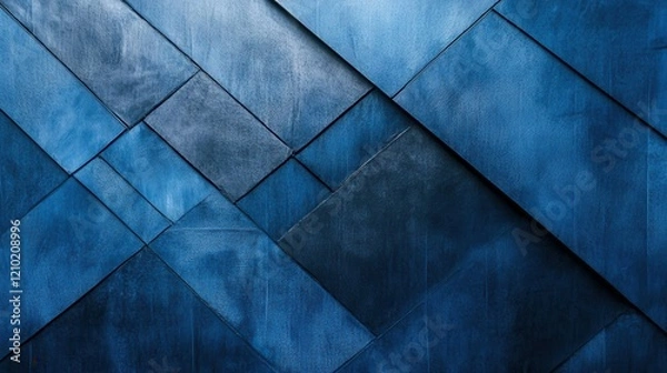 Fototapeta Elegant gradient of muted blue pencil strokes creating a calming visual texture on a structured surface