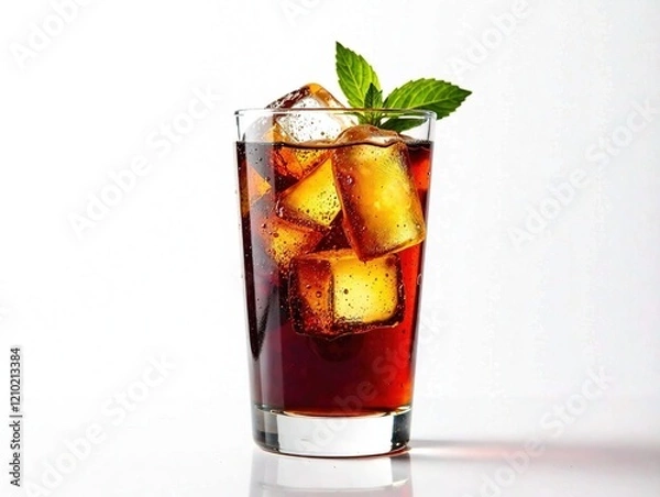 Fototapeta Classic Cuba Libre Rum and Cola Cocktail Image