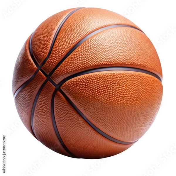 Obraz Basketball isolated on transparent background  
