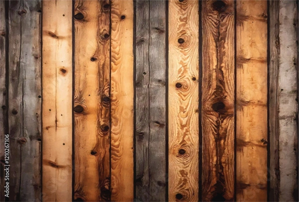 Obraz Old cracked wooden background texture closeup.