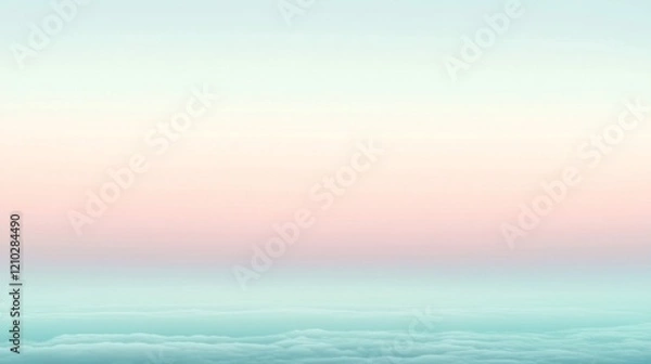 Fototapeta Soft Pastel Sky and Cloudscape