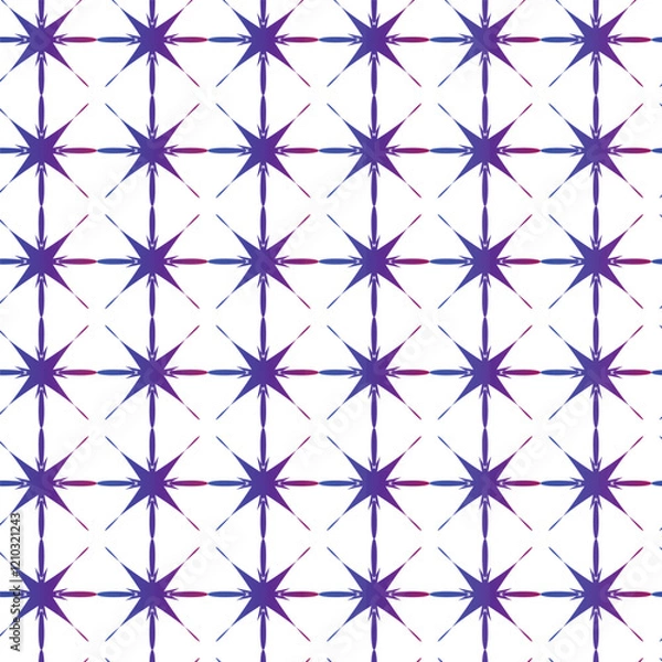 Obraz purple star shape shameless abstract pattern design