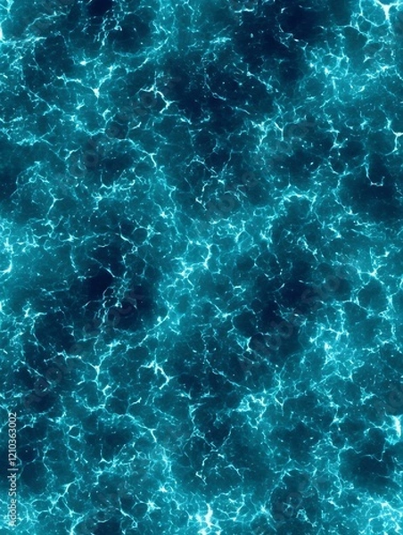 Fototapeta Abstract teal cracked texture.