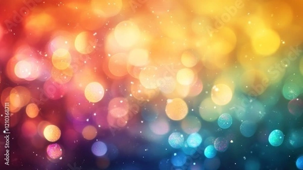 Fototapeta Colorful bokeh lights background.