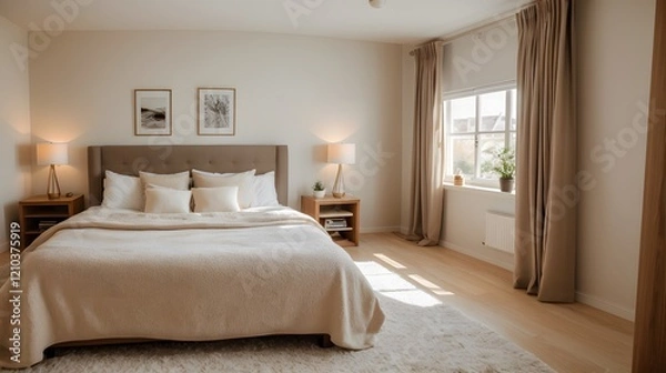 Fototapeta Cozy Bedroom Interior
