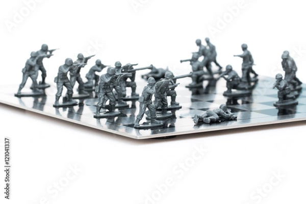 Obraz military checkers two