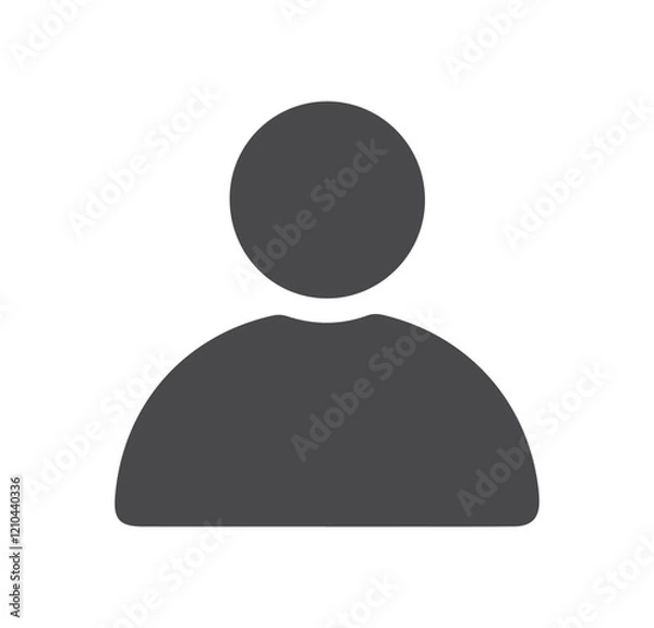 Fototapeta Default profile picture icon, avatar, photo placeholder. Vector illustration