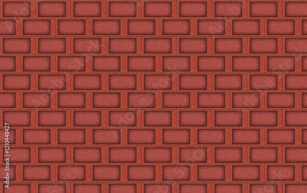 Fototapeta bricks background with arrangement in wall in special design 