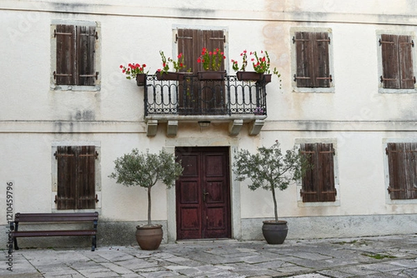 Obraz balcony with flowers
