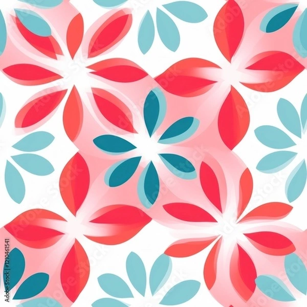 Fototapeta Flower pattern backgrounds creativity