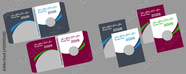 Obraz new bokk cover design  vector