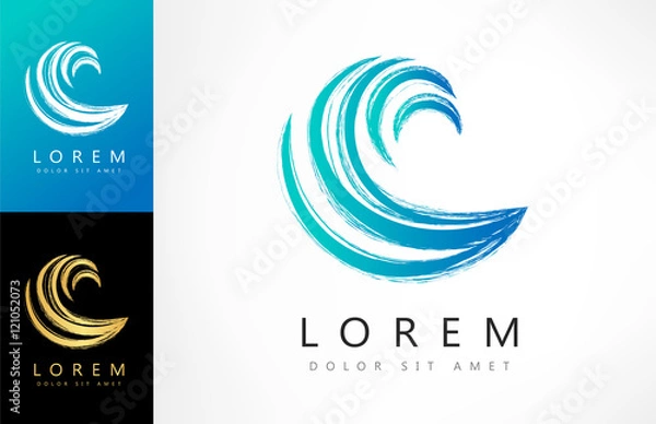 Obraz Symbol wektor fali. Ikona firmy.