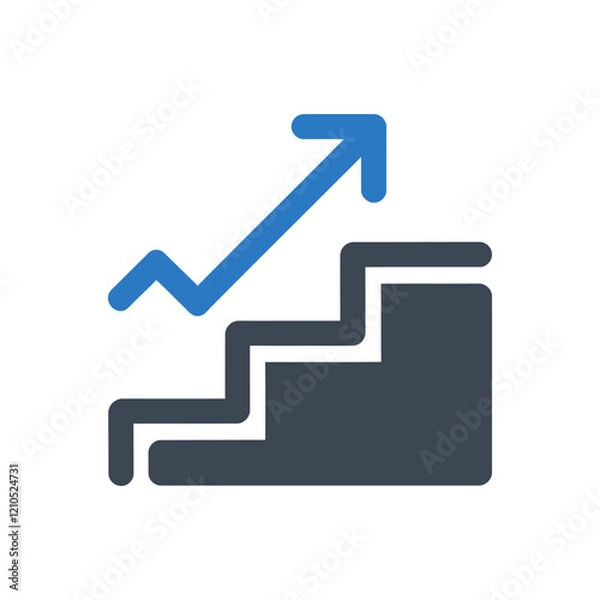 Fototapeta Progress Steps Icon