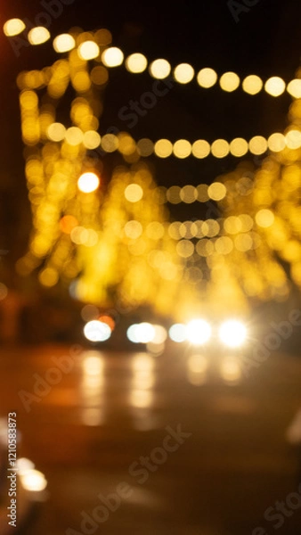 Obraz Lights in a city