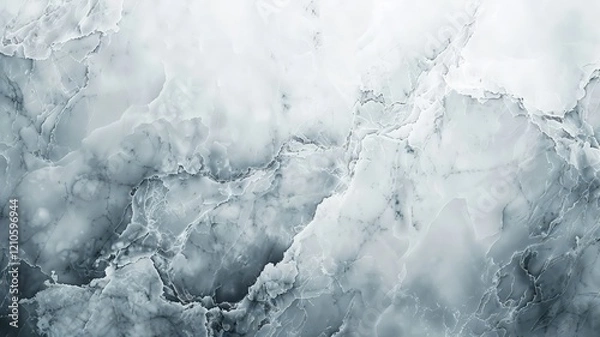 Fototapeta Marble Background: Black and White Gradient Texture with Natural Patterns and Cracks