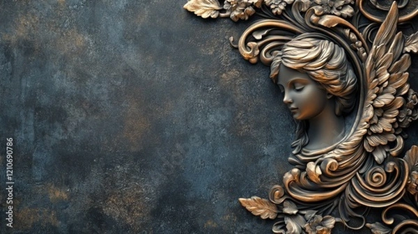 Fototapeta Antique-style decorative border