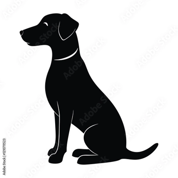 Obraz black labrador retriever