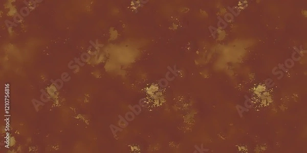 Fototapeta Rich copper and gold abstract texture with ethereal cloudy patterns and subtle metallic effects, perfect for luxury backgrounds and elegant design projects.