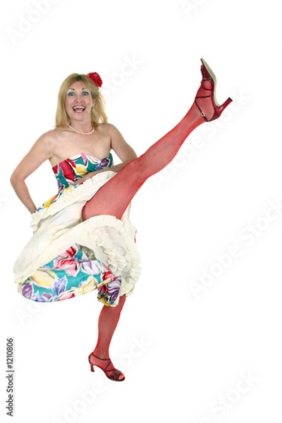 Obraz yes i can can lady