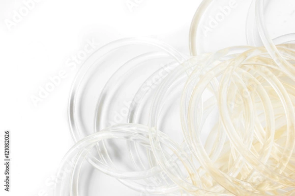 Obraz Rubber seal PU. isolated on white background.