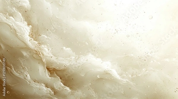 Fototapeta Abstract swirling patterns resembling clouds or waves in soft hues.