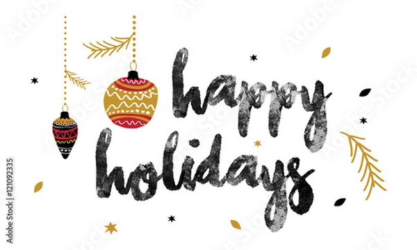Obraz happy holidays