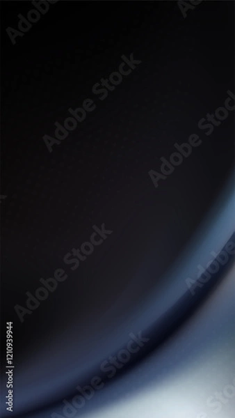 Fototapeta Vertical abstract background with a dark blue curve.