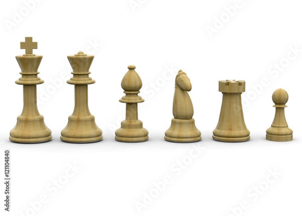 Obraz Chess - 3D