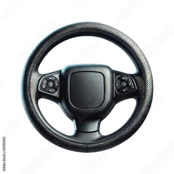 Obraz Steering wheel cover isolated on transparent background