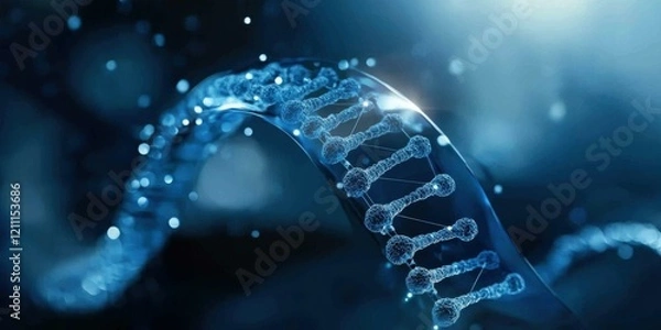 Fototapeta Close-up on crispr technology a breakthrough in genetic engineering