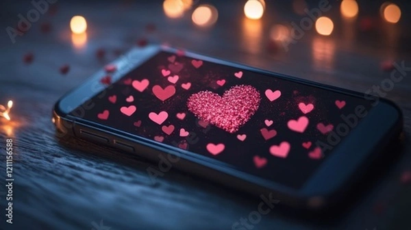 Fototapeta Create Custom Valentine Social Media Filters for Engagement and Fun