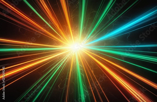 Obraz Abstract Streaks of Light Background