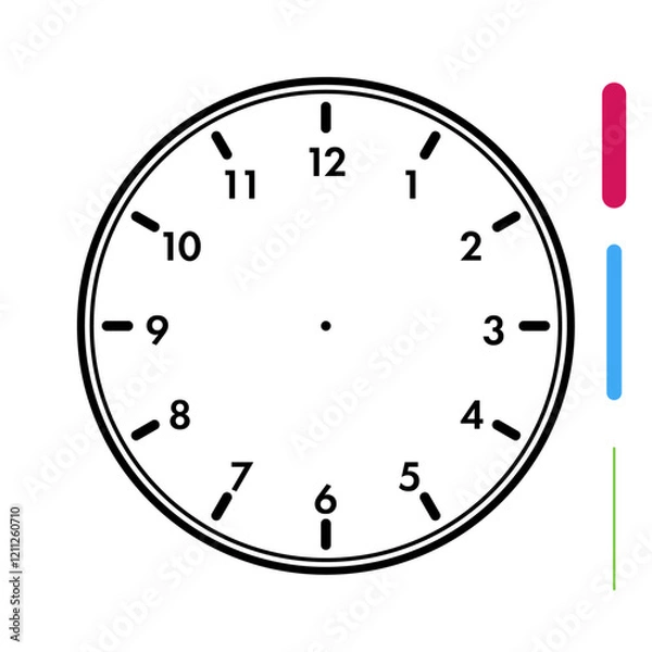 Obraz カスタム時計　カラー