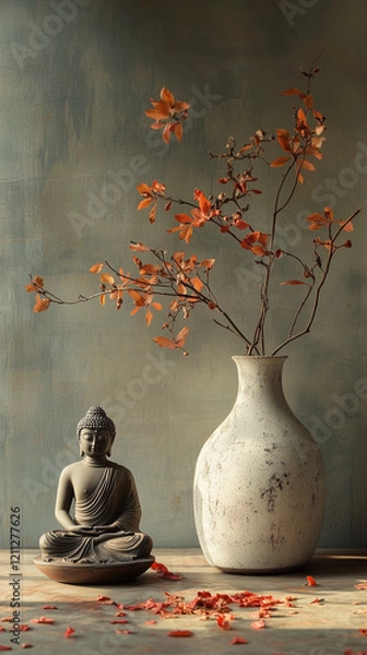 Obraz Ancient Statue of Buddha