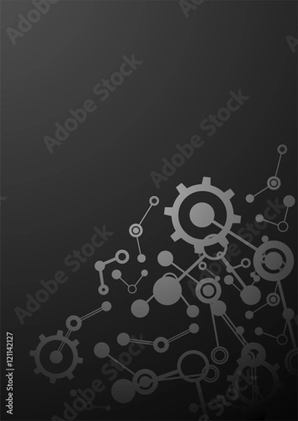 Obraz imaginative tech background