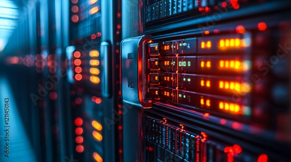 Fototapeta Next-Generation Cybersecurity Framework, AI-Powered Digital Shield