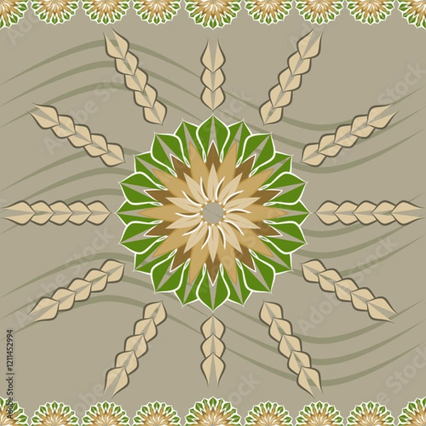 Fototapeta abstract floral background