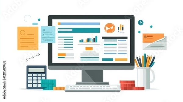 Obraz E Invoice Business Management Generative AI